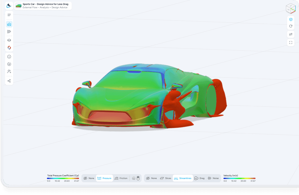 AirShaper flow visualization interface
