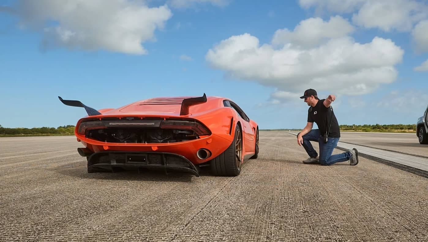 Lamborghini Rayo high-speed testing