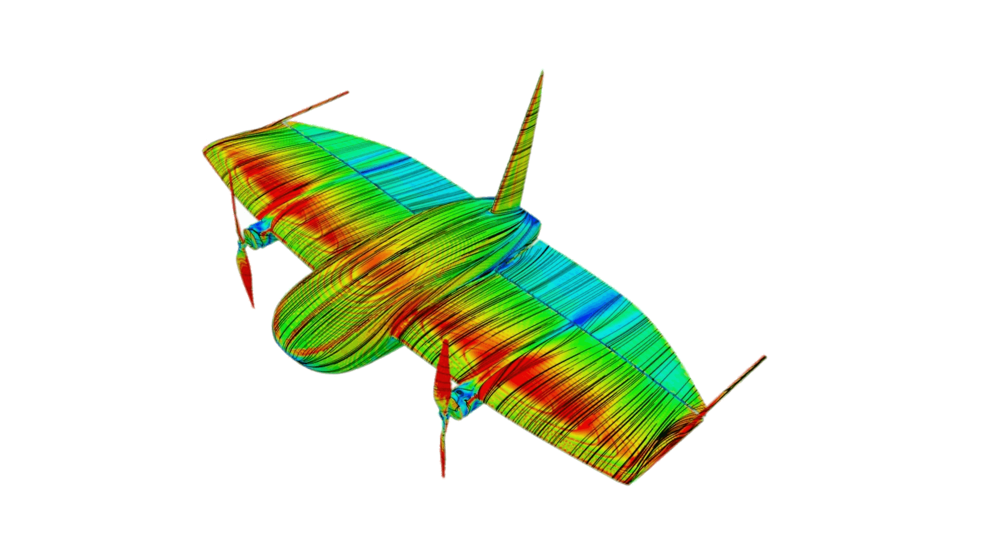 Surface Friction — wing interaction