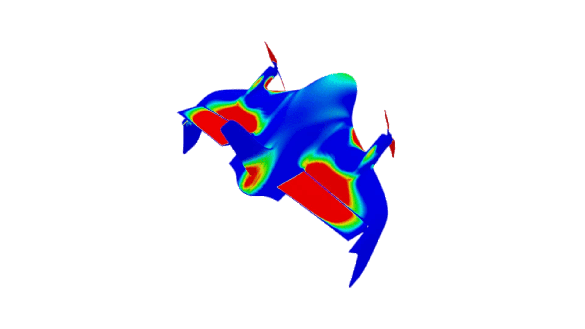 Surface Pressure — cruise flight to hover