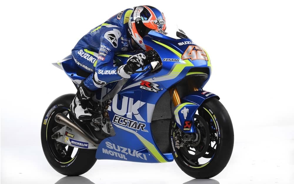 This MotoGP rider's suit is aerodynamically optimised to minimise flow separation behind the helmet. CREDIT: wallpapermaiden.com