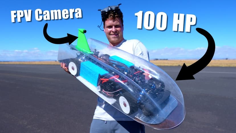 World's FASTEST RC Car Project - Aerodynamics