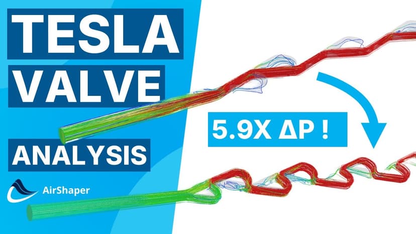 Tesla Valve explained using CFD simulations!