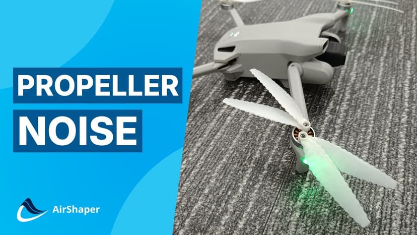 Drone propeller noise reduction - Novel aerodynamic blade technology analyzed in CFD!