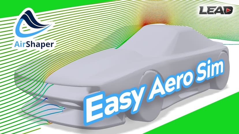 The Easiest Car Flow Sim Program! Concept Car Flow Simulation with AirShaper!