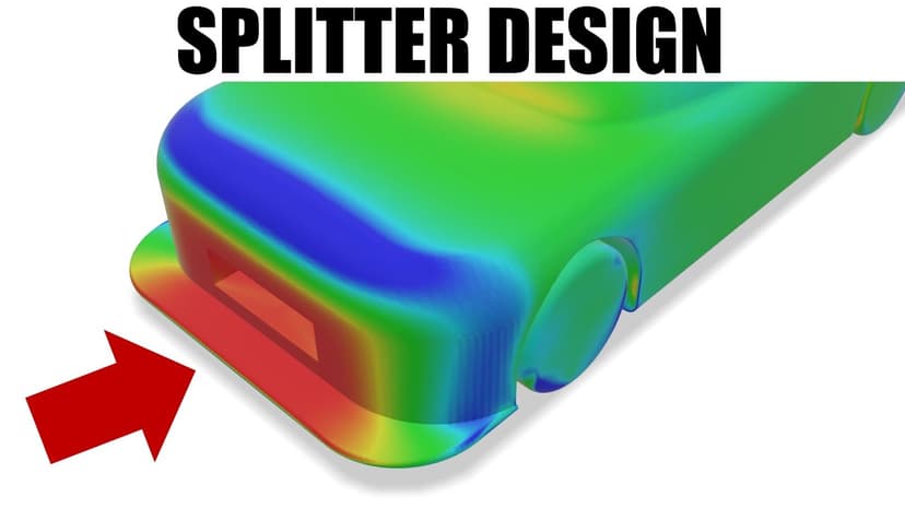 How To Design a Splitter - EXPLAINED (with CFD)