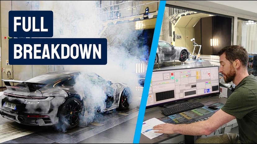 Inside a €36 Million Wind Tunnel — Testing the Porsche 911!