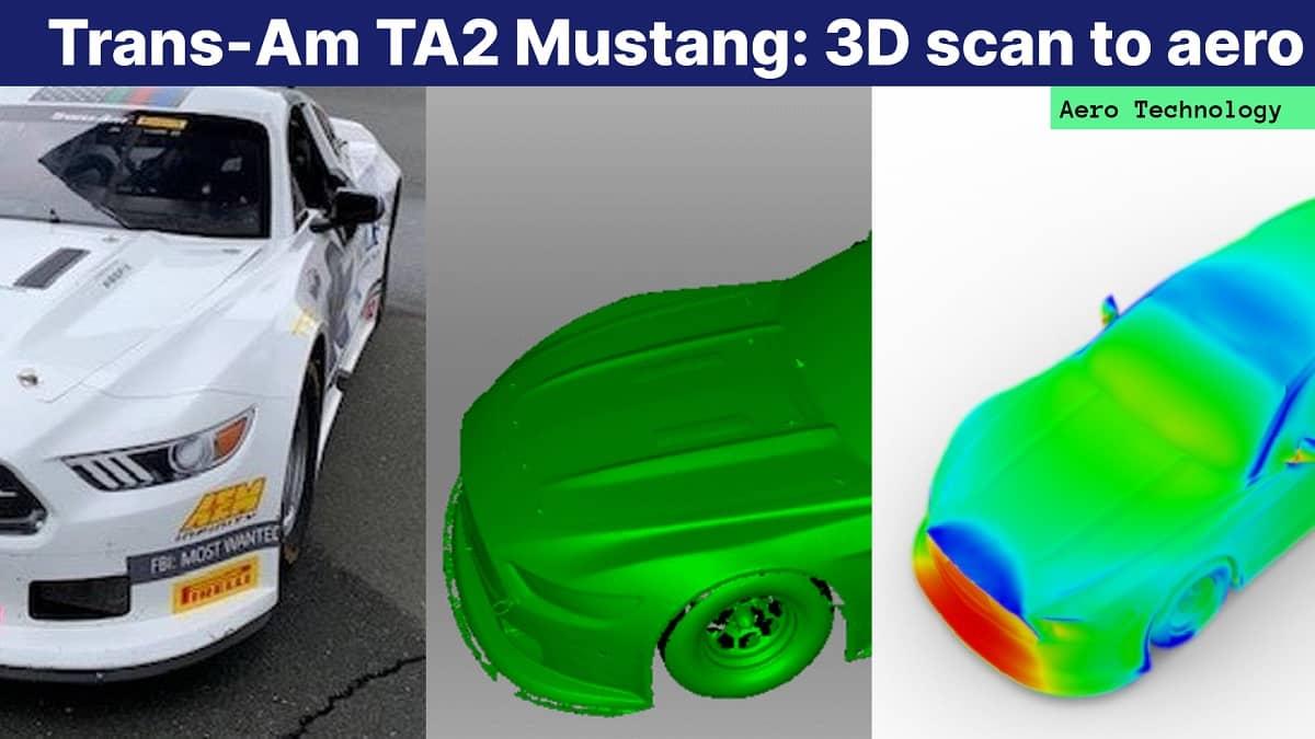 Helping teams understand the aero of a Trans-Am TA2 Mustang