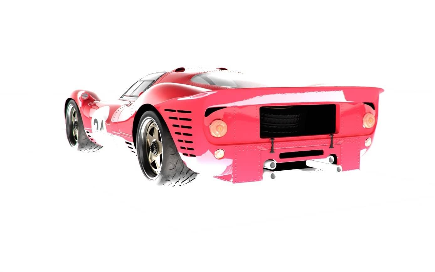 Ferrari P4 Style Race Car