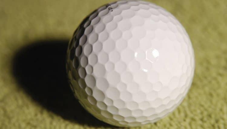 Dimples on a golf ball. CREDIT: www.leicesterchronicle.co.uk
