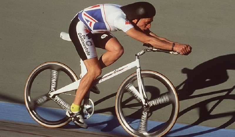 Graeme Obree's superman position - image credit: roadcyclinguk.com