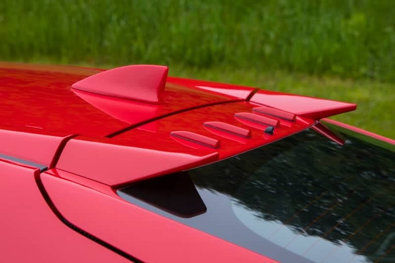 A series of vortex generators on a Honda Civic. CREDIT: civicx.com