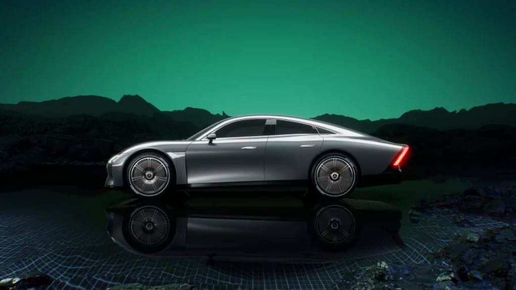 The Mercedes VISION EQXX concept - Drag coefficient Cd of 0.17 (Image credit: mercedes-benz.com)