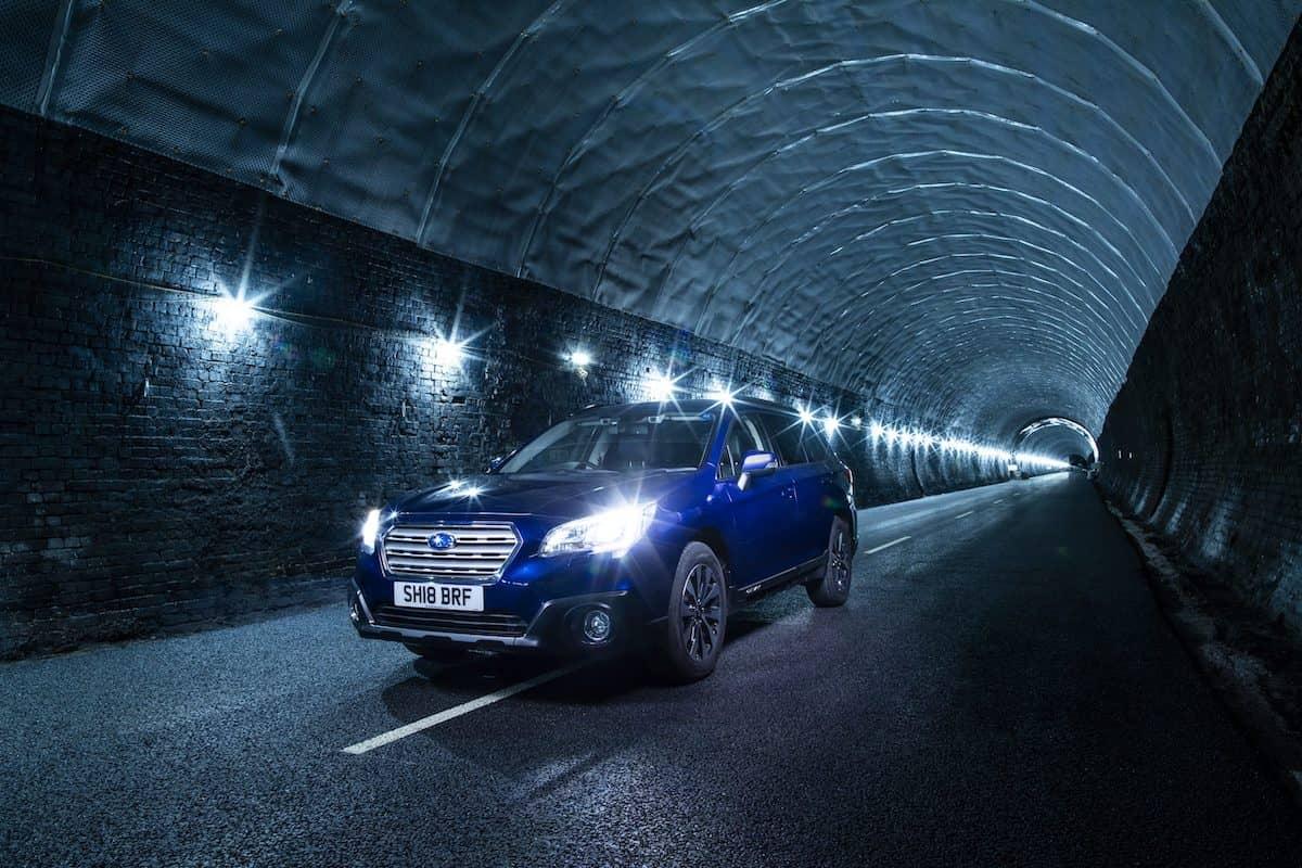A roadcar testing in the refurbished Catesby Tunnel. CREDIT: www.catesbytunnel.com