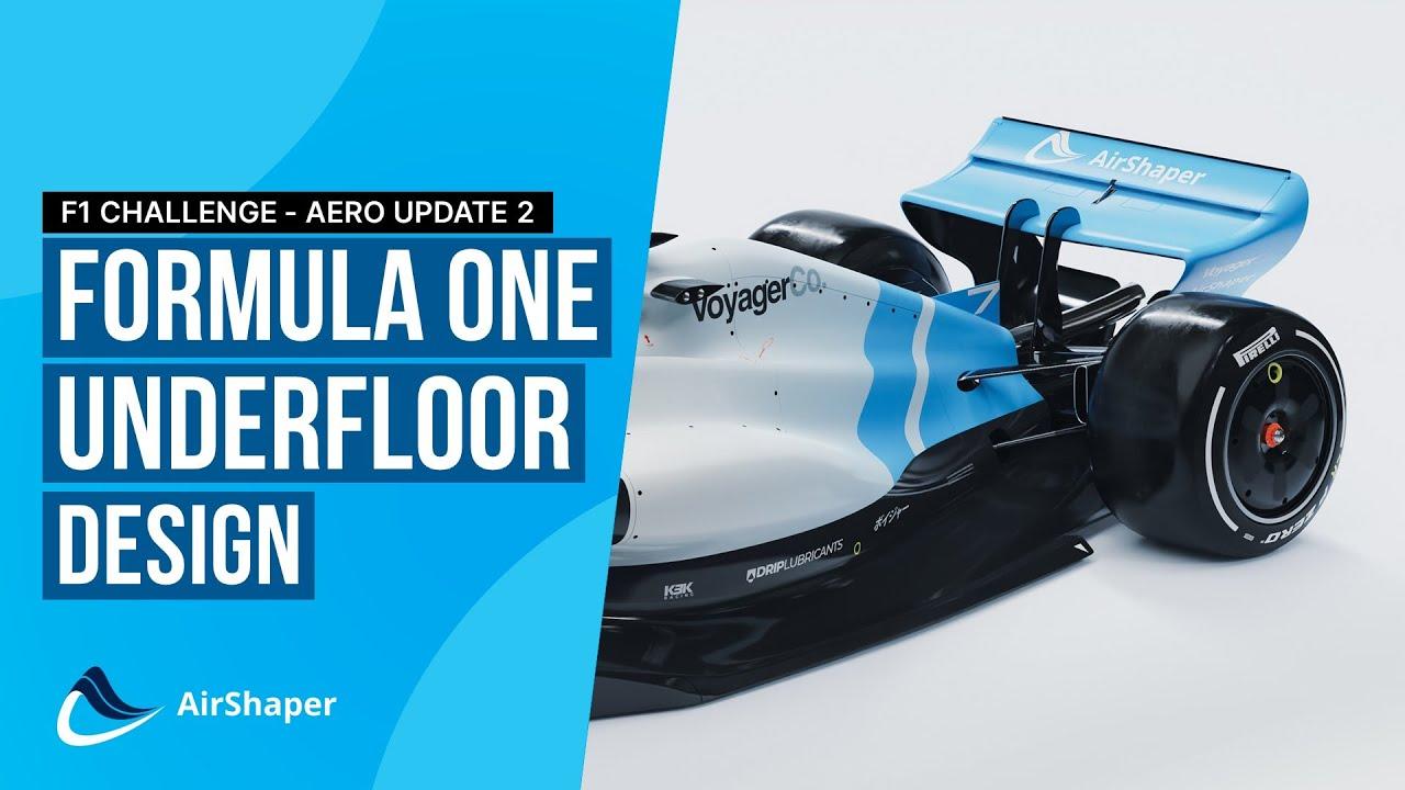 Formula One Aerodynamics Challenge - Part 2: side pods, underfloor, fences and more