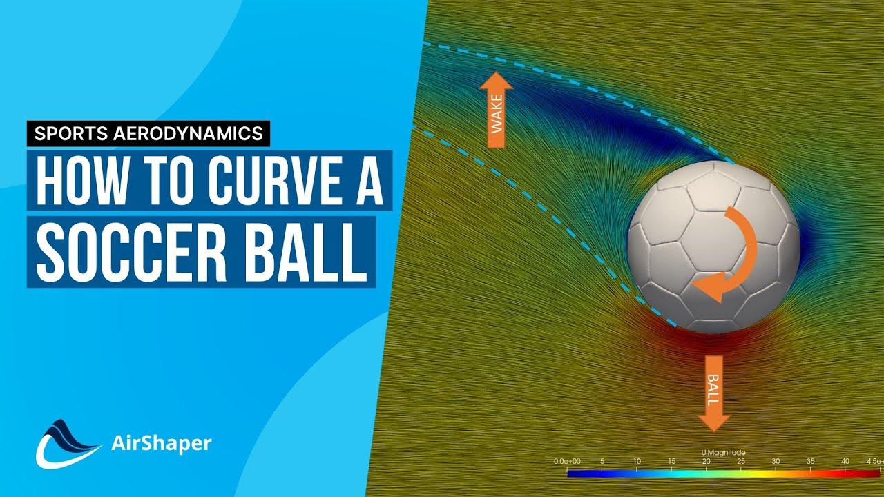 Soccer aerodynamics - How to curve a ball