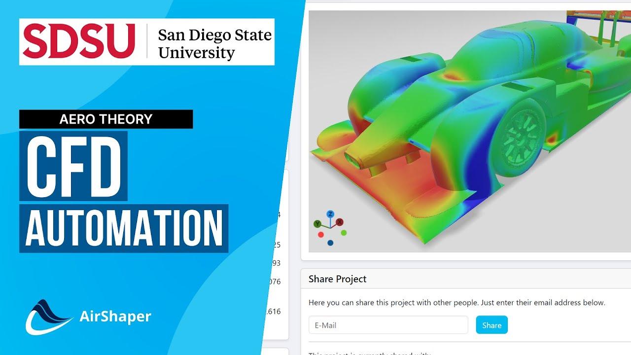 CFD Automation - AirShaper course at San Diego State University