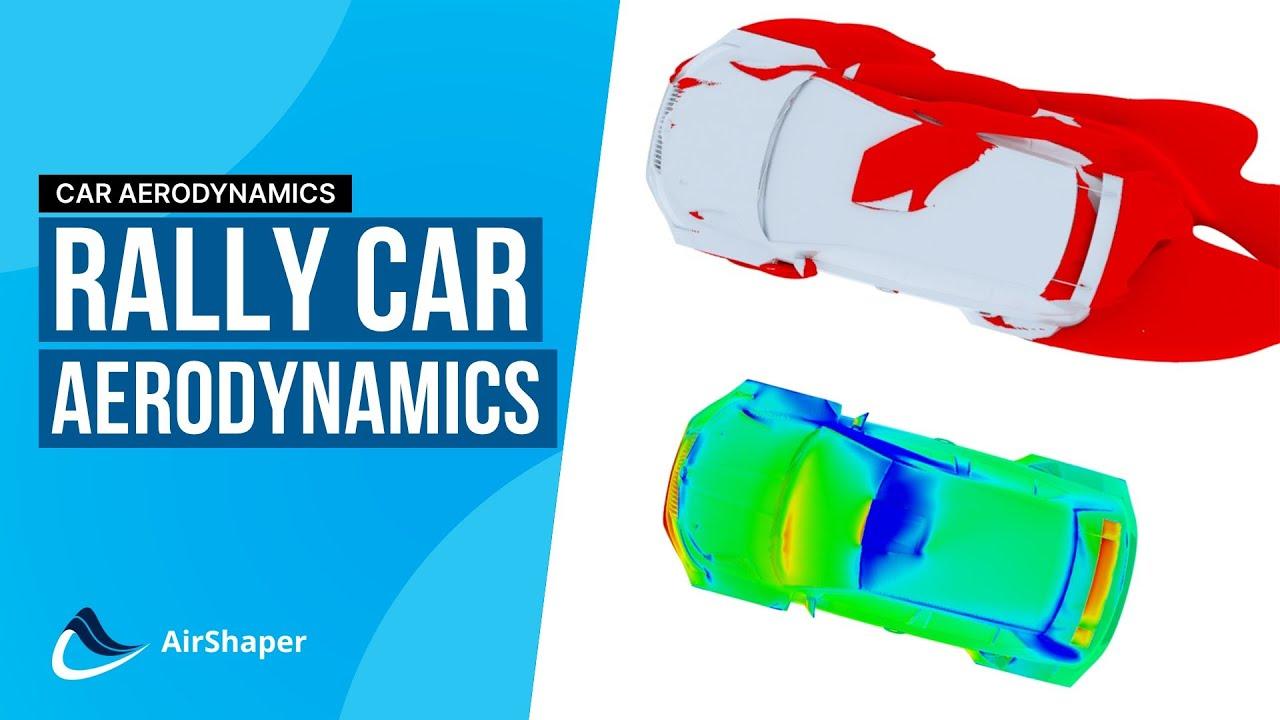 Rally Car Aerodynamics - Side Slipping through the Air